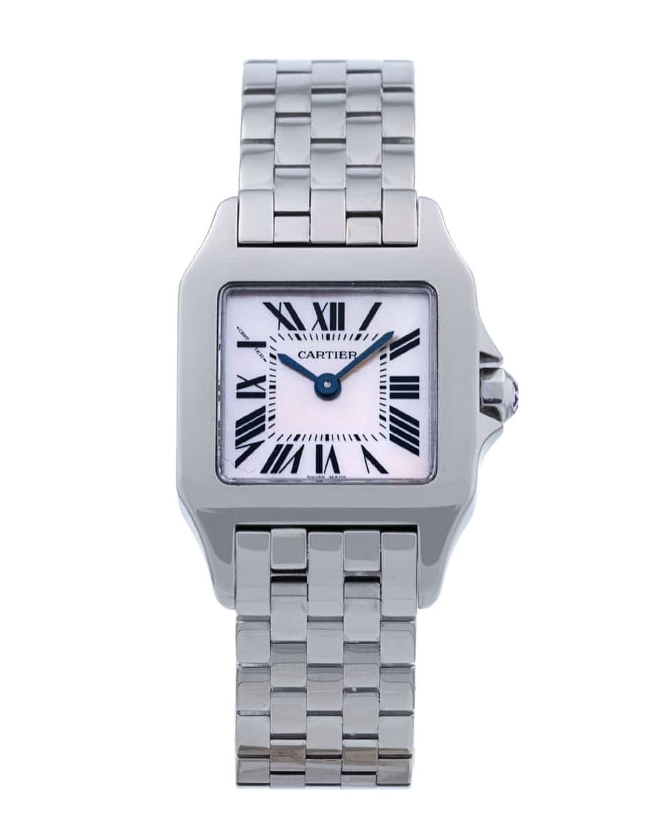 Cartier Santos Demoiselle - Mother of Pearl Pink Roman